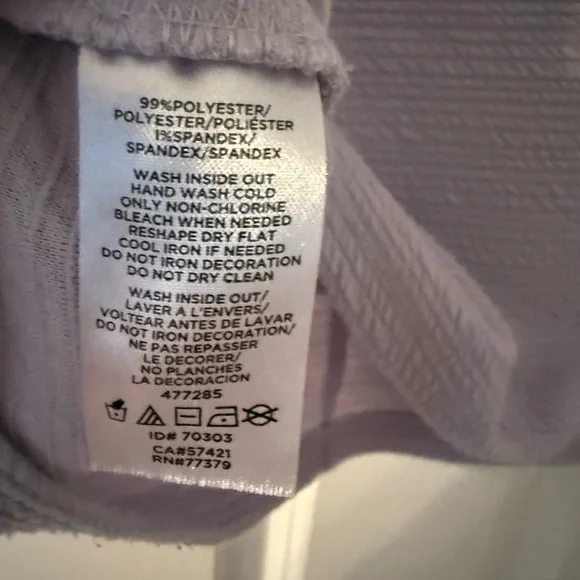 Ann Taylor Factory | Lilac Pearl Beaded Neck Sleeveless Top Blouse | Size S - Picture 6 of 6